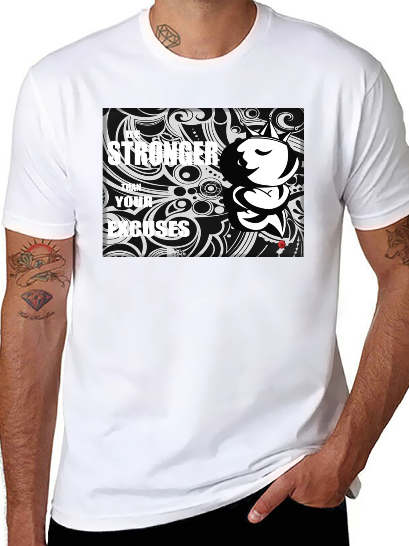 Be Stronger T-Shirt - Black Graphic Tee