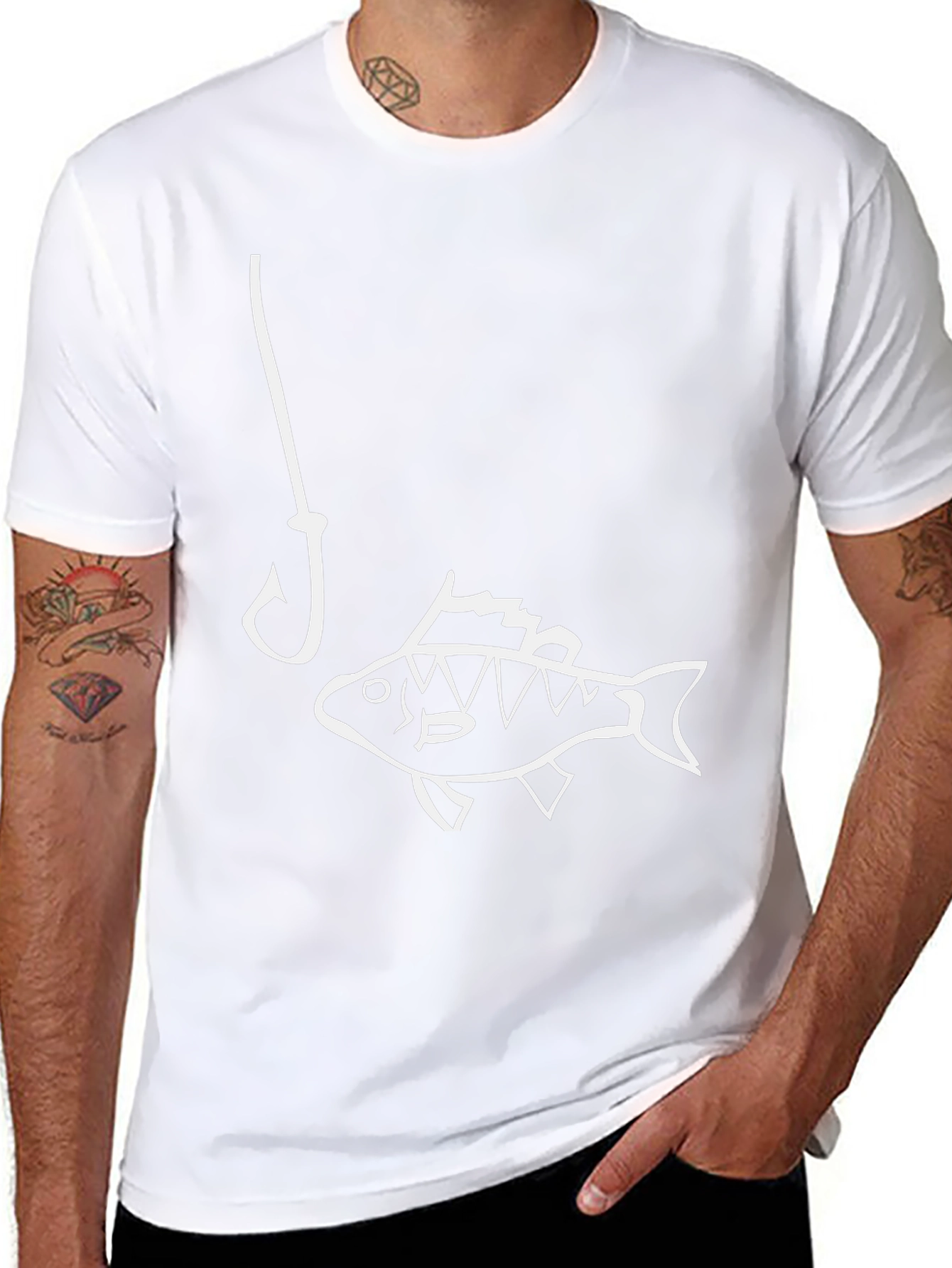 Funny Fishing T-Shirt - Hooked on Humor!