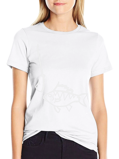 Funny Fishing T-Shirt - Hooked on Humor!