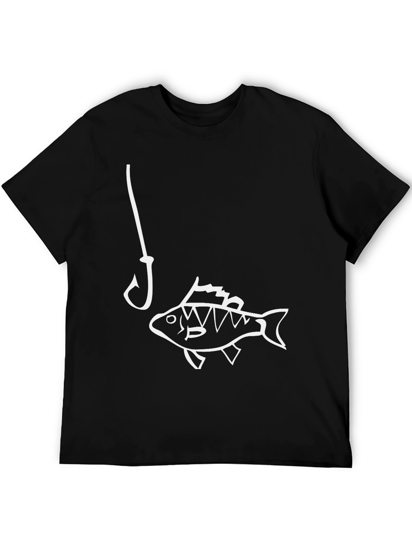 Funny Fishing T-Shirt - Hooked on Humor!