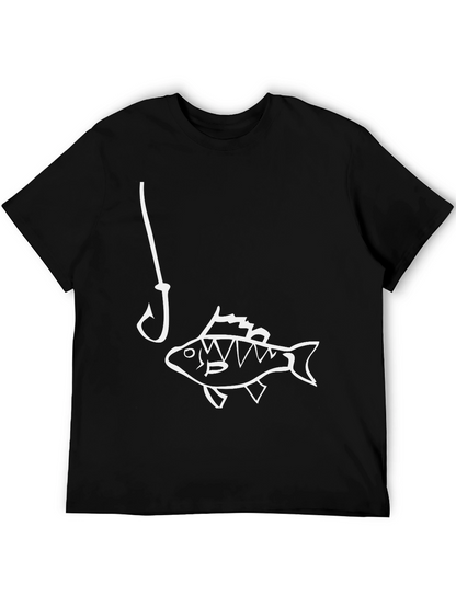 Funny Fishing T-Shirt - Hooked on Humor!