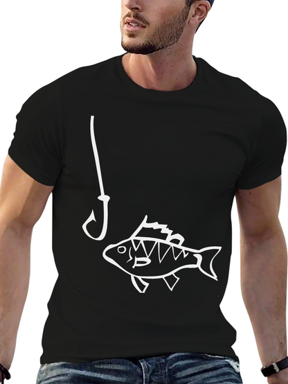 Funny Fishing T-Shirt - Hooked on Humor!