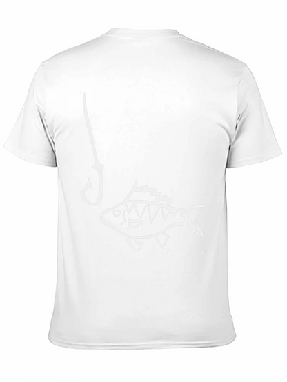 Funny Fishing T-Shirt - Hooked on Humor!