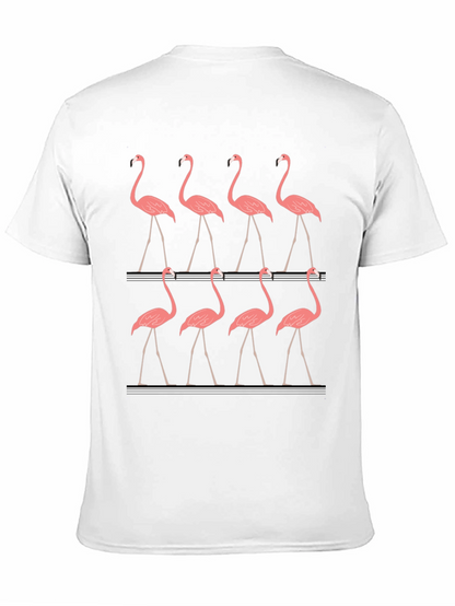 Flamingo Graphic Tee - Mens Black T-Shirt