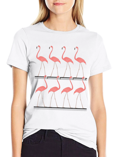 Flamingo Graphic Tee - Mens Black T-Shirt