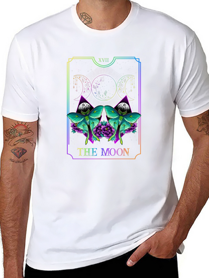 The Moon Tarot Card T-Shirt - Gothic Witchy Tee