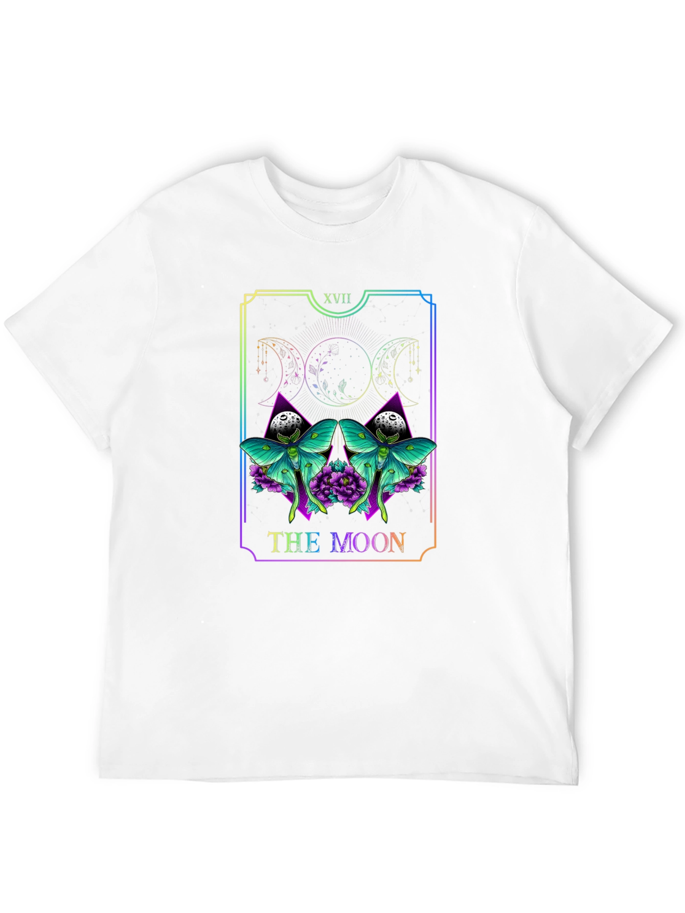 The Moon Tarot Card T-Shirt - Gothic Witchy Tee
