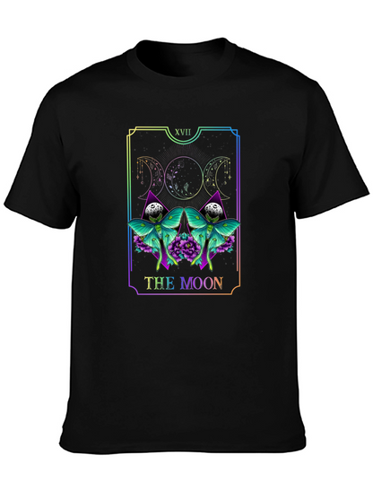 The Moon Tarot Card T-Shirt - Gothic Witchy Tee