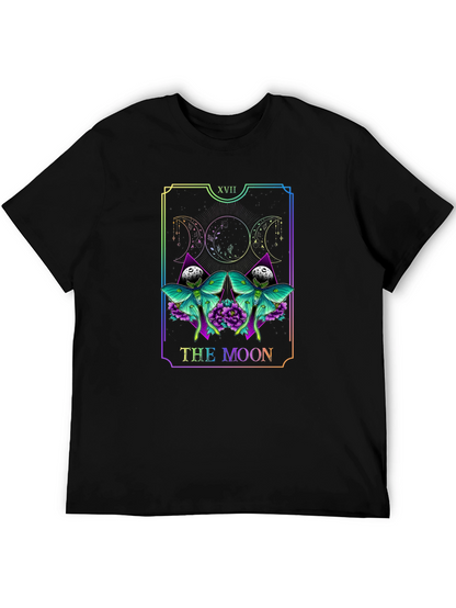 The Moon Tarot Card T-Shirt - Gothic Witchy Tee