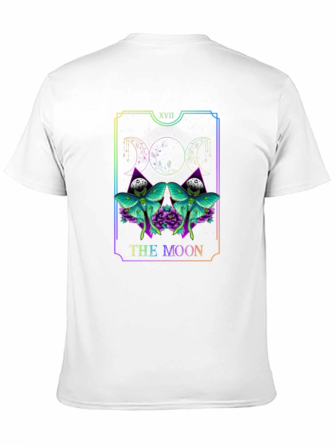 The Moon Tarot Card T-Shirt - Gothic Witchy Tee