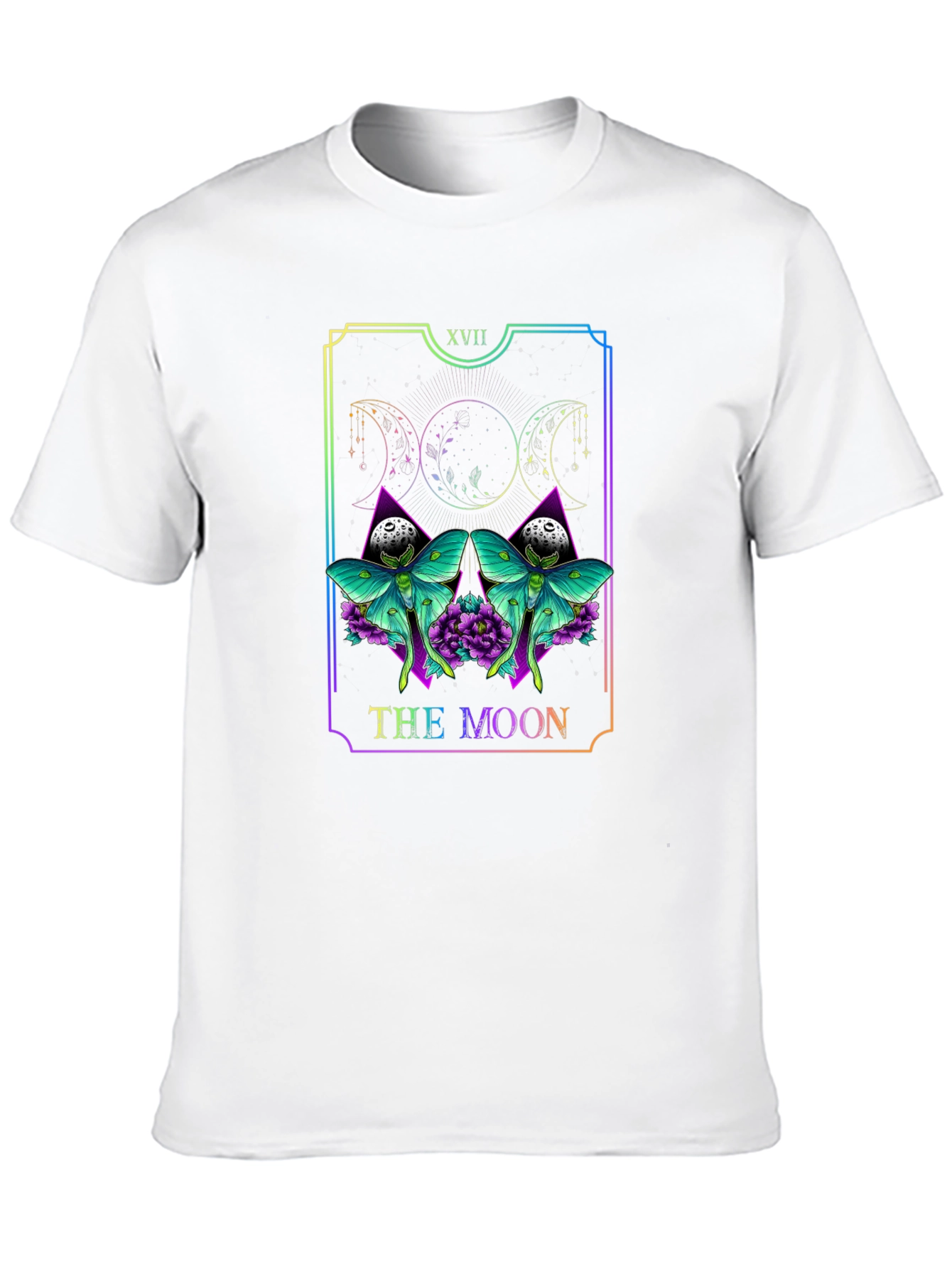The Moon Tarot Card T-Shirt - Gothic Witchy Tee