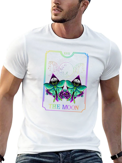 The Moon Tarot Card T-Shirt - Gothic Witchy Tee