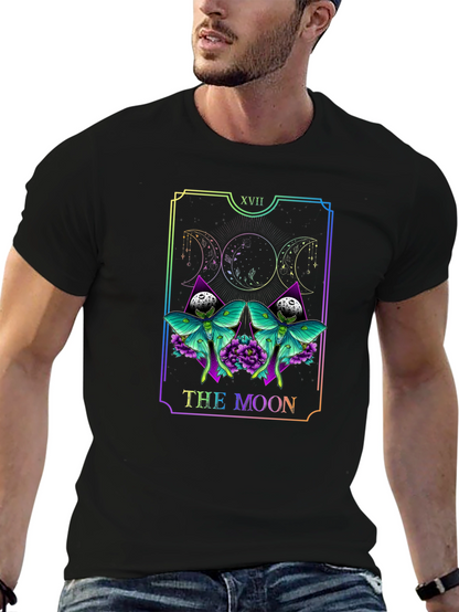 The Moon Tarot Card T-Shirt - Gothic Witchy Tee