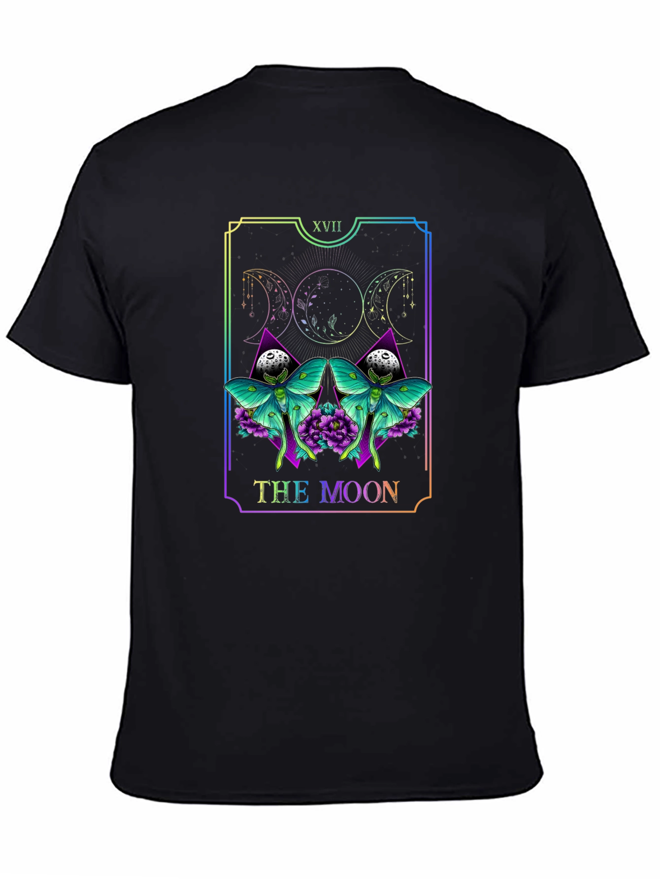 The Moon Tarot Card T-Shirt - Gothic Witchy Tee