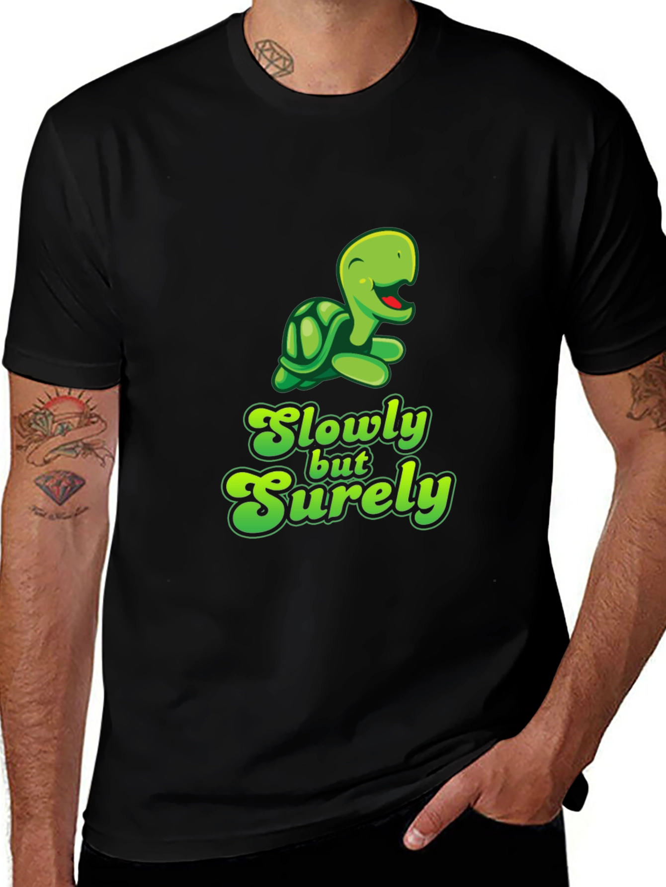 Slowly but Surely Turtle Graphic Tee