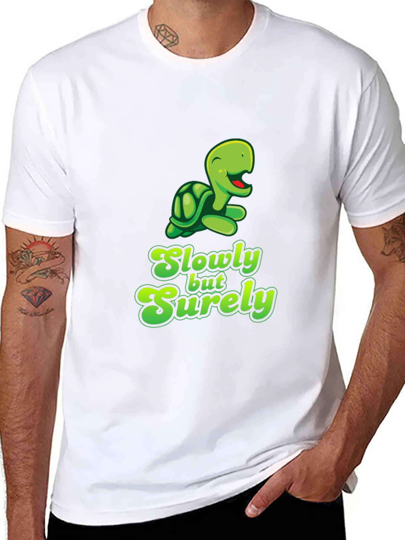 Slowly but Surely Turtle Graphic Tee