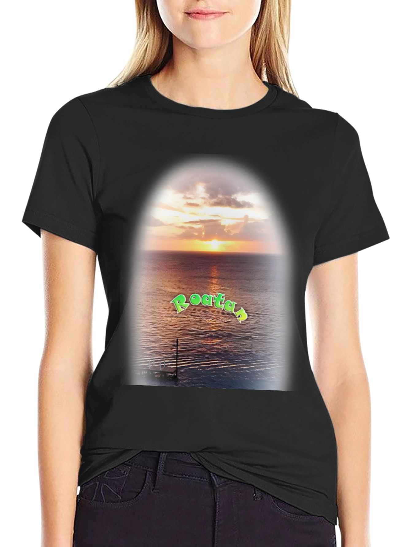 Roatan Sunset T-Shirt - Island Vibes