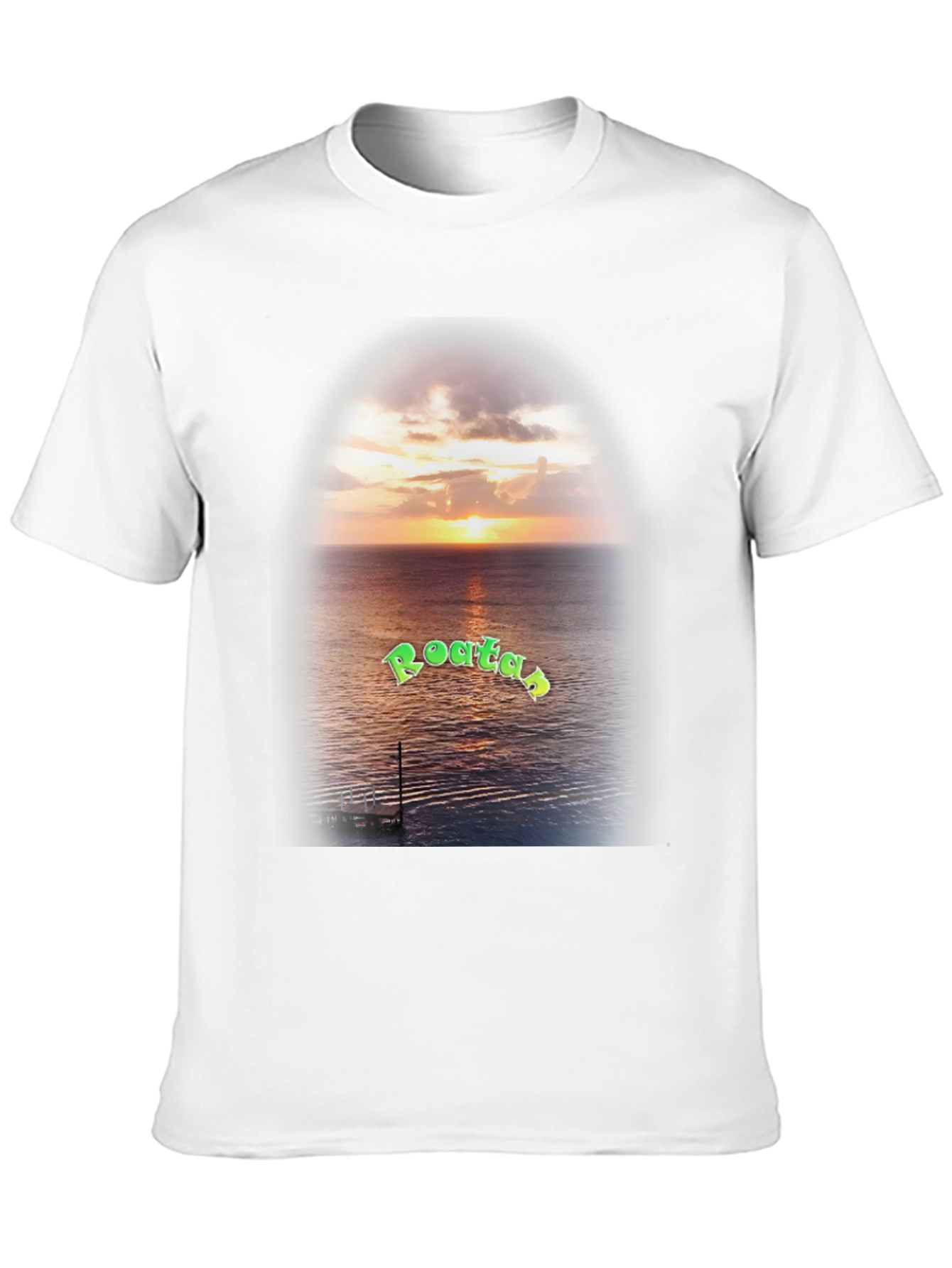 Roatan Sunset T-Shirt - Island Vibes