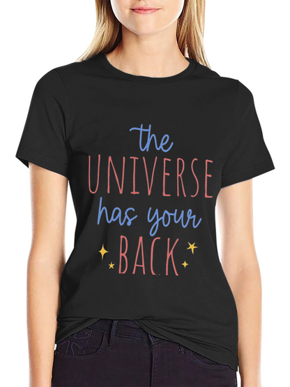 Universe Has Your Back Graphic Tee - Black Unisex