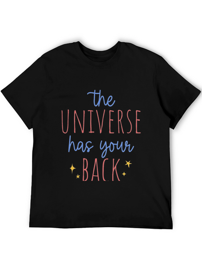 Universe Has Your Back Graphic Tee - Black Unisex