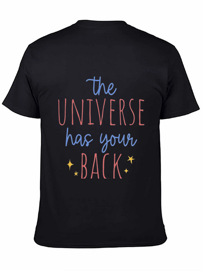 Universe Has Your Back Graphic Tee - Black Unisex