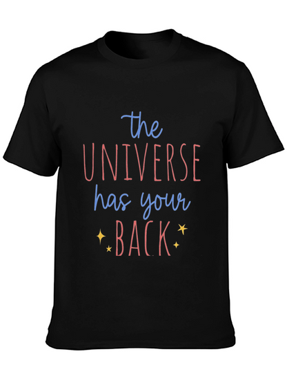 Universe Has Your Back Graphic Tee - Black Unisex