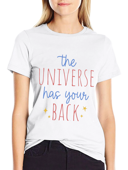 Universe Has Your Back Graphic Tee - Black Unisex