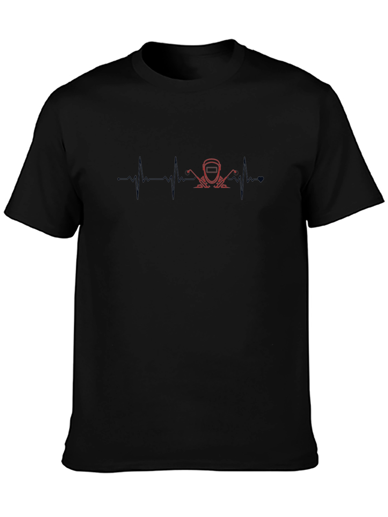 Heartbeat Hockey T-Shirt - Black