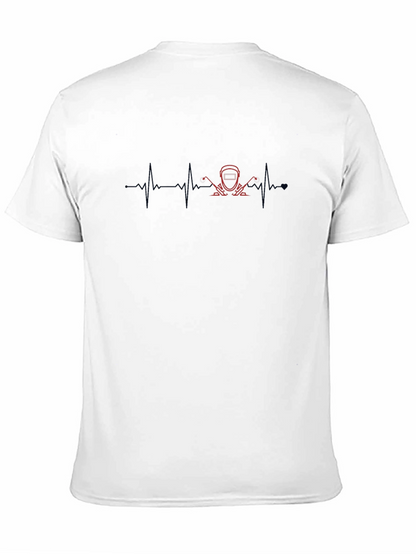 Heartbeat Hockey T-Shirt - Black