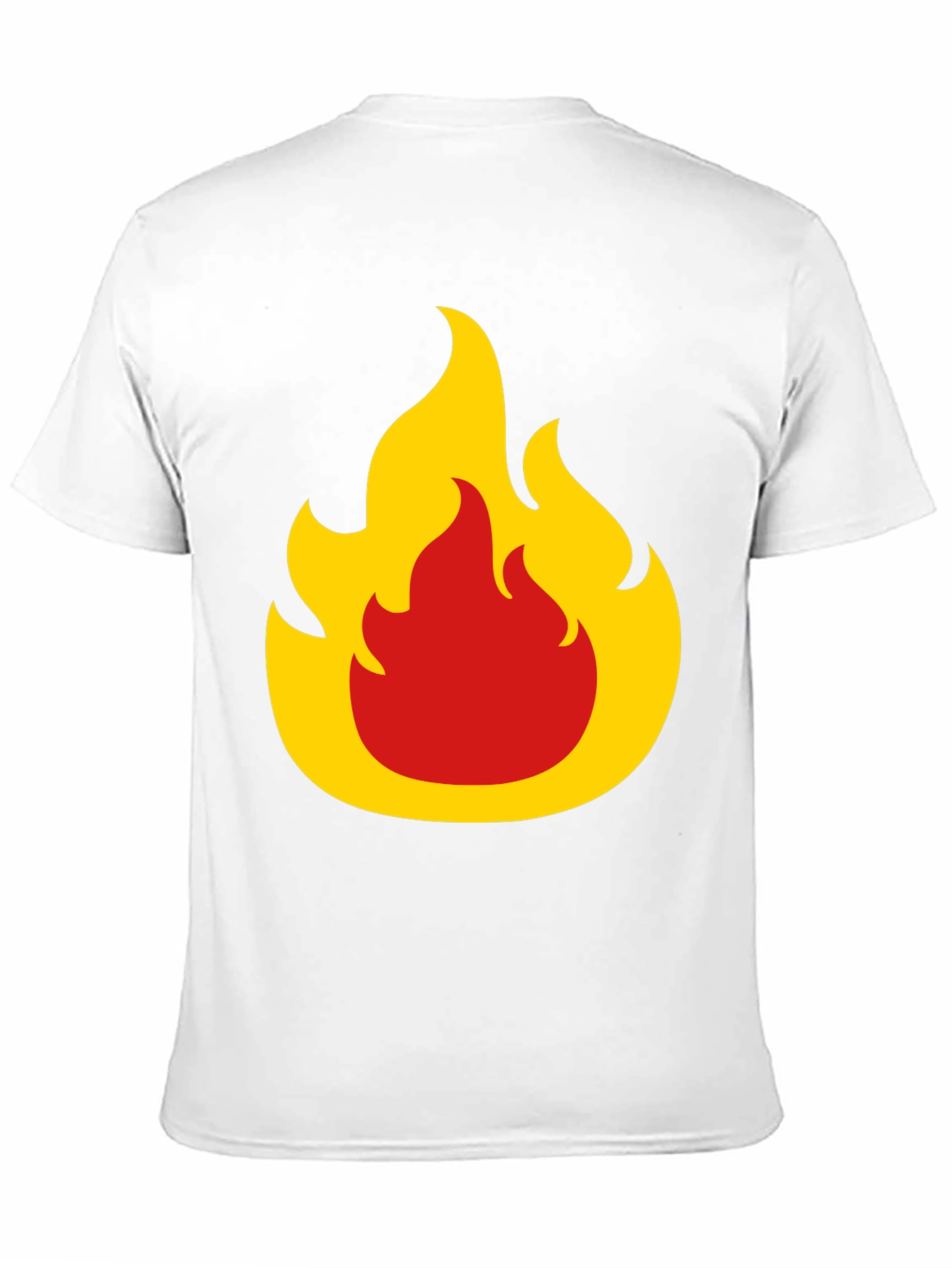 Flame Graphic Tee - Bold Black T-Shirt