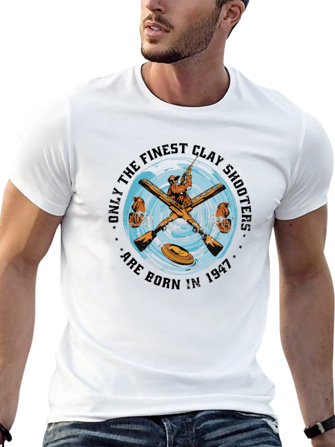 Finest Clay Shooters Born in 1947 T-Shirt