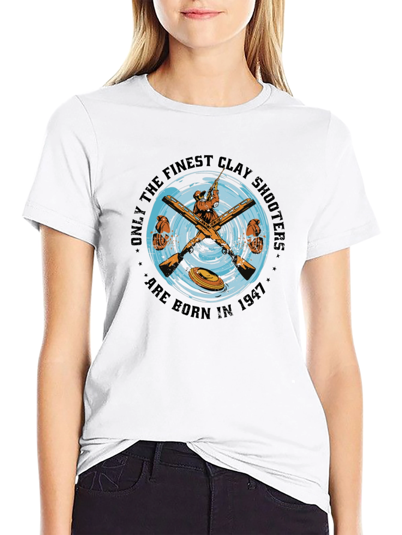 Finest Clay Shooters Born in 1947 T-Shirt