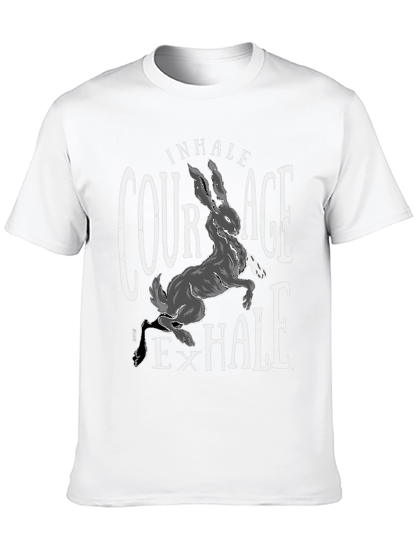 Courage Hare T-Shirt - Inhale Exhale