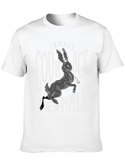 Courage Hare T-Shirt - Inhale Exhale