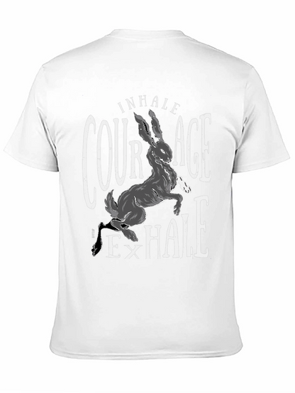Courage Hare T-Shirt - Inhale Exhale