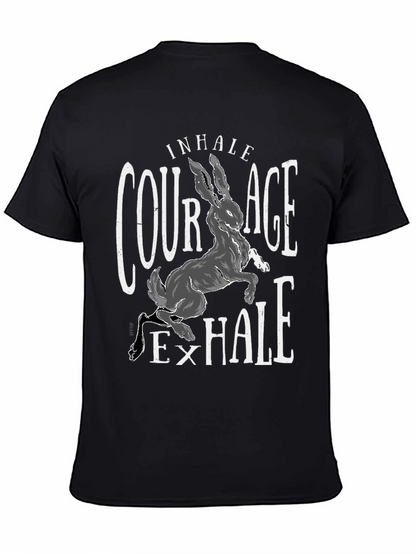 Courage Hare T-Shirt - Inhale Exhale