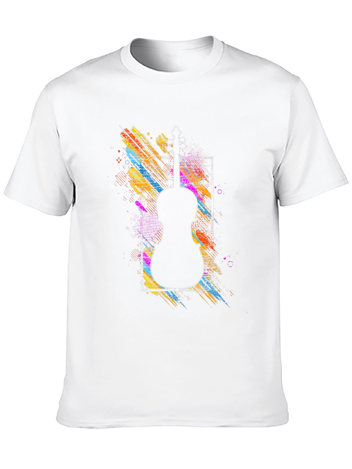 Violin Silhouette Graphic Tee