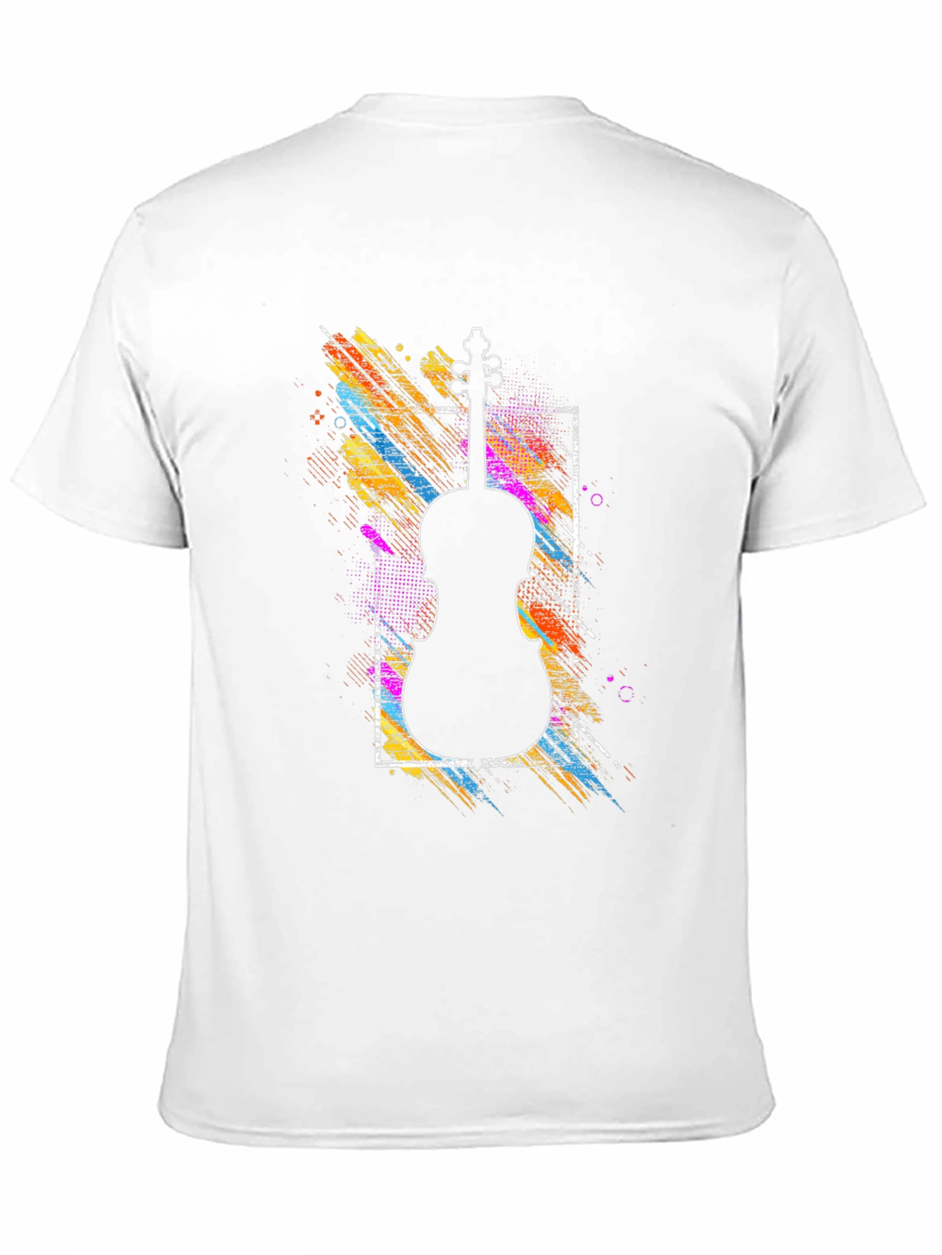 Violin Silhouette Graphic Tee