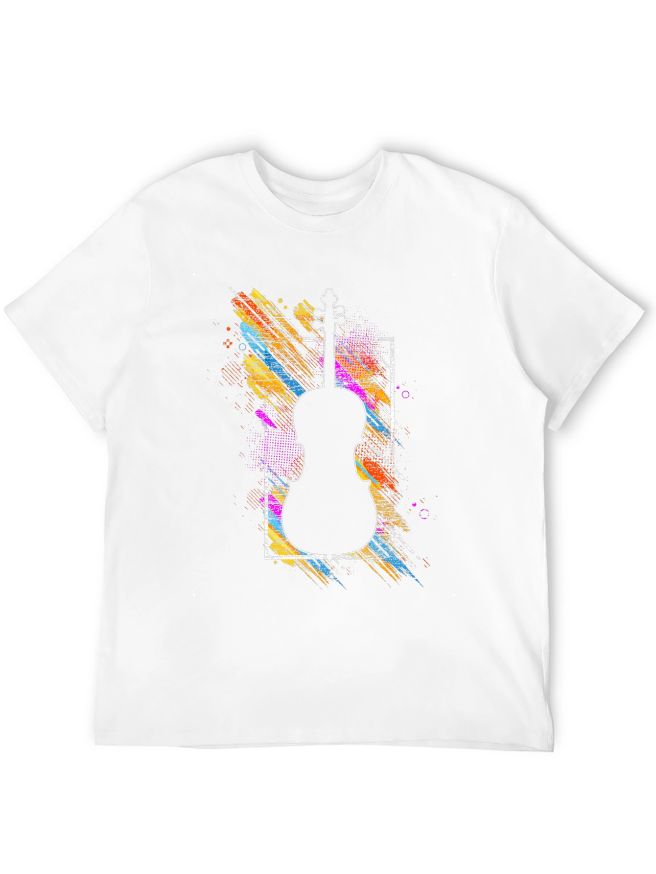 Violin Silhouette Graphic Tee