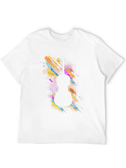 Violin Silhouette Graphic Tee
