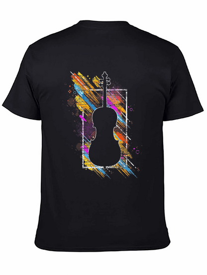 Violin Silhouette Graphic Tee