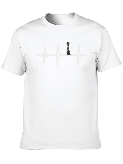 Chess Heartbeat T-Shirt - Game Lover Tee