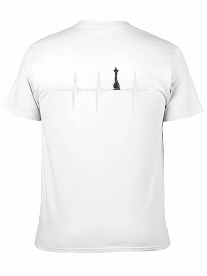 Chess Heartbeat T-Shirt - Game Lover Tee