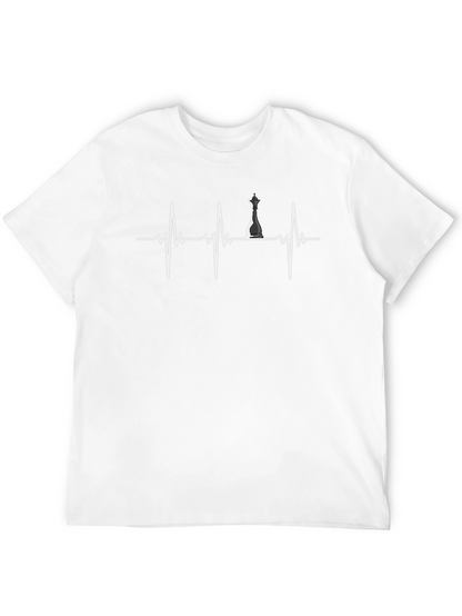 Chess Heartbeat T-Shirt - Game Lover Tee