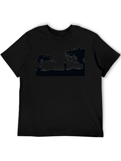 Romantic Silhouette Graphic Tee - Unisex Soft Cotton