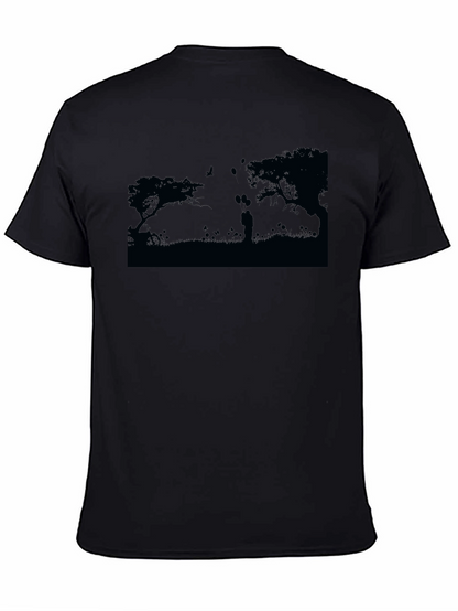 Romantic Silhouette Graphic Tee - Unisex Soft Cotton