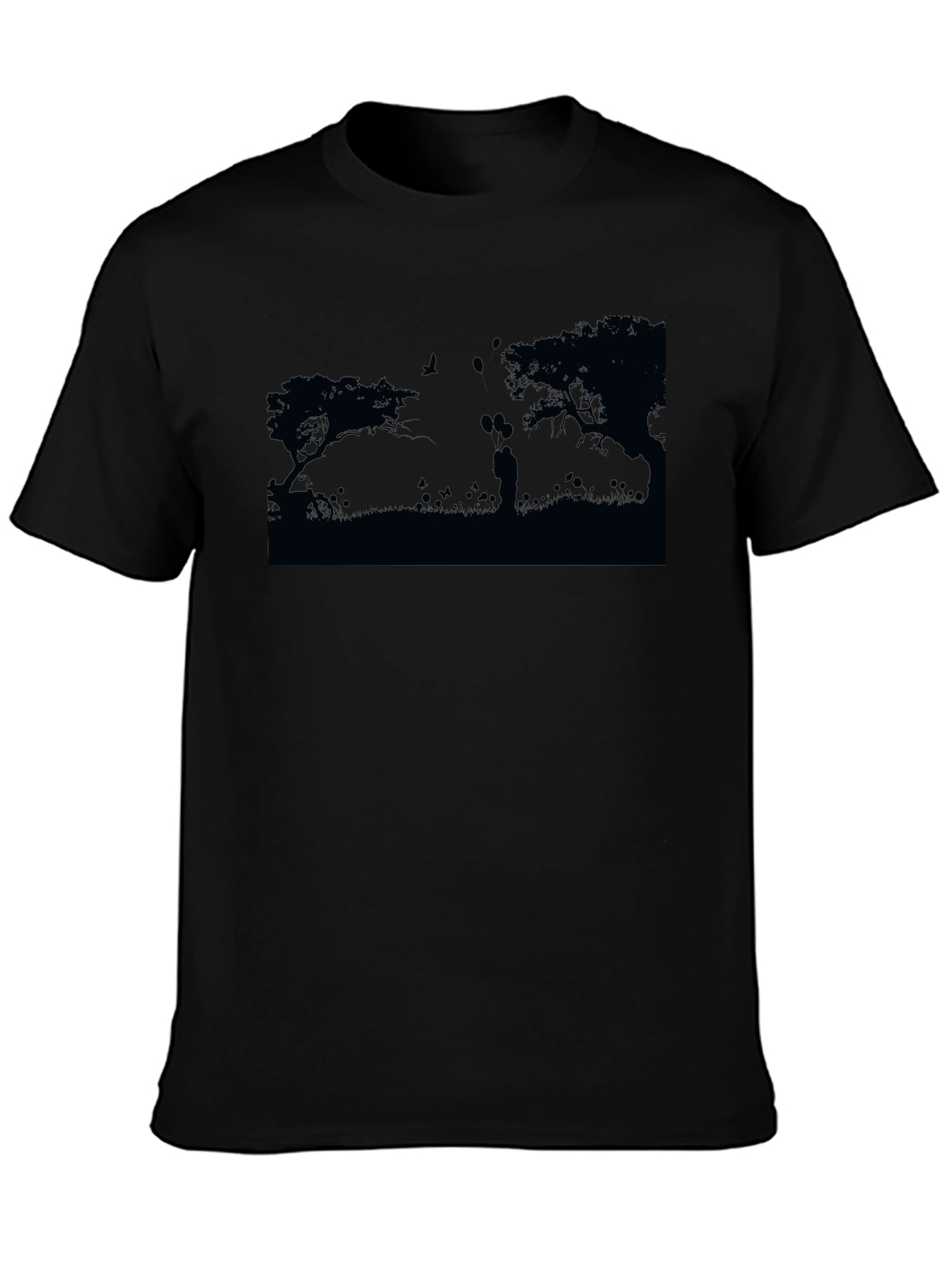 Romantic Silhouette Graphic Tee - Unisex Soft Cotton