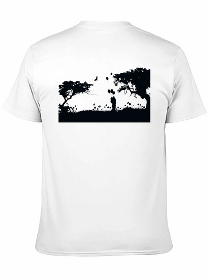 Romantic Silhouette Graphic Tee - Unisex Soft Cotton