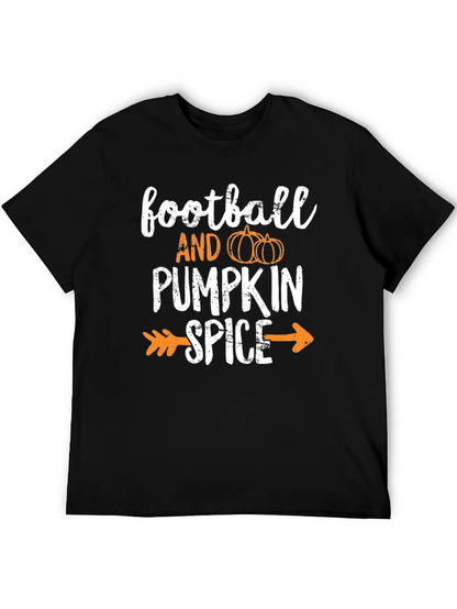Football and Pumpkin Spice T-Shirt