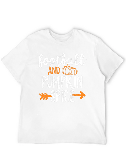 Football and Pumpkin Spice T-Shirt